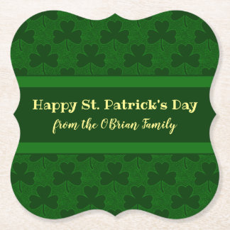 Dessous-de-verre En Papier Shamrock