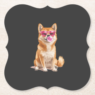 Dessous-de-verre En Papier Shiba Inu