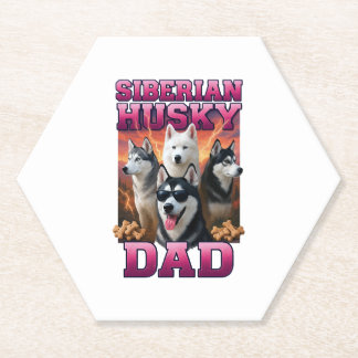 Dessous-de-verre En Papier Siberian Husky Copy Copy Copy