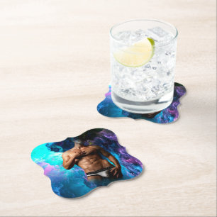 Dessous-de-verre En Papier SlipperyJoe's sous-vêtements masculins musclés ren