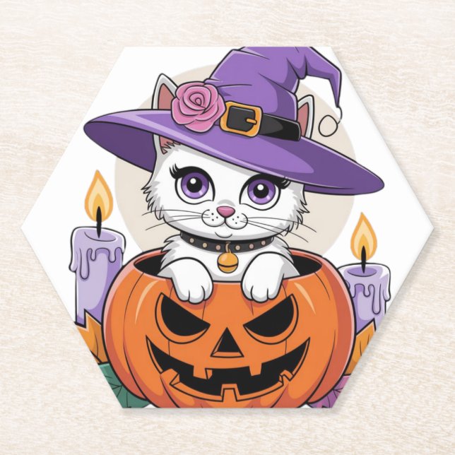 Dessous-de-verre En Papier Spooktaculaire (Devant)