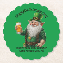 Dessous-de-verre En Papier St. Patrick's Day au lac Havasu, Az.