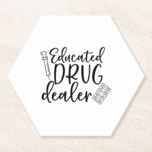 Dessous-de-verre En Papier Sticker pour le détaillant de médicaments pour inf