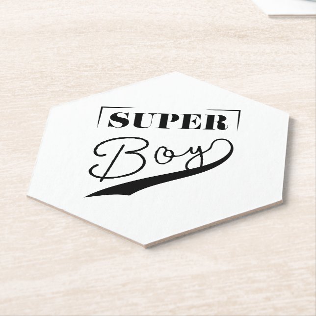 Dessous-de-verre En Papier Super Boy (Incliné)