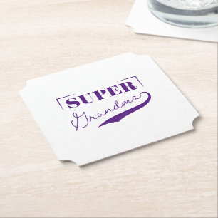 Dessous-de-verre En Papier Super grand-mère