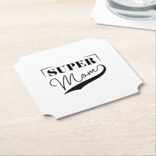 Dessous-de-verre En Papier Super Maman