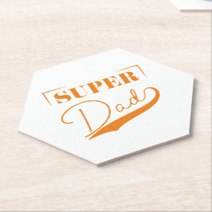 Dessous-de-verre En Papier Super papa