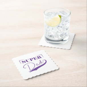 Dessous-de-verre En Papier Super papa