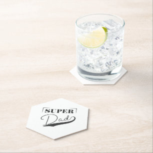 Dessous-de-verre En Papier Super papa
