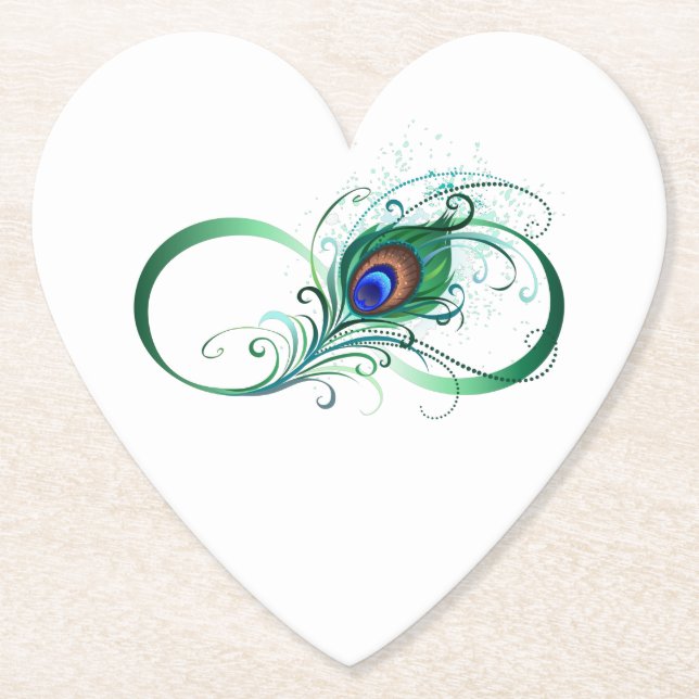 Dessous-de-verre En Papier Symbole de l'Infinity (Devant)