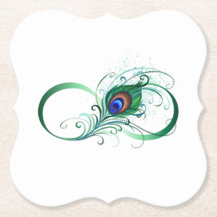 Dessous-de-verre En Papier Symbole de l'Infinity