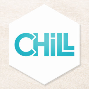 Dessous-de-verre En Papier T-shirt graphique minimaliste Chill Zen Méditati