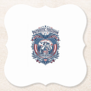 Dessous-de-verre En Papier T-shirt graphique vectoriel de l'observateur d'ois
