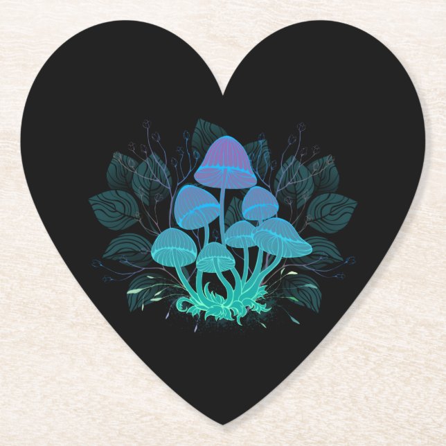 Dessous-de-verre En Papier Tabourets dans Bushes (Devant)