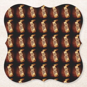 Dessous-de-verre En Papier Tapis de verre à l'effet de domino