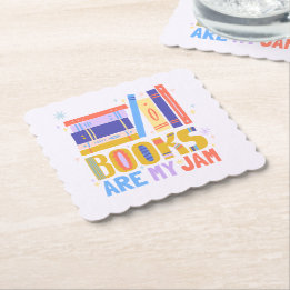 Dessous-de-verre En Papier Tasses à livres en papier ondulé "Les livres sont