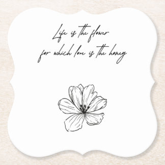 Dessous-de-verre En Papier Tasses d'amour