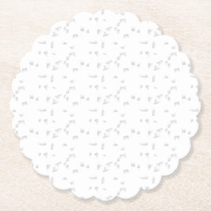 Dessous-de-verre En Papier Tasses minimalistes en terrazzo pour dessous de ve