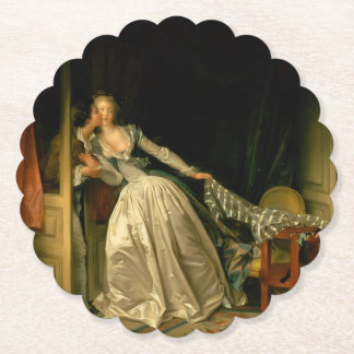 Dessous-de-verre En Papier The Stolen Kiss Fragonard