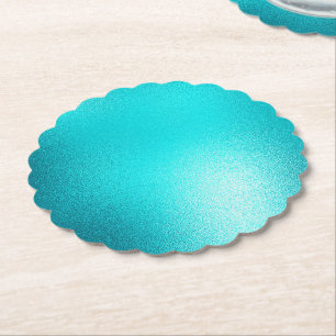 Dessous-de-verre En Papier Turquoise Chic Aqua Blue