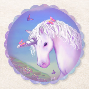 Dessous-de-verre En Papier Un paradis mauve