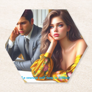 Dessous-de-verre En Papier  - Un Phare dans la Nuit