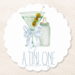 Dessous-de-verre En Papier Un tout petit bébé garçon arrive COASTER EN PAPIER