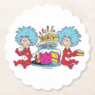 Dessous-de-verre En Papier Une chose Deux choses du parti