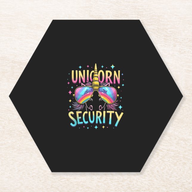 Dessous-de-verre En Papier Unicorn Security Tank Top_6 (Devant)