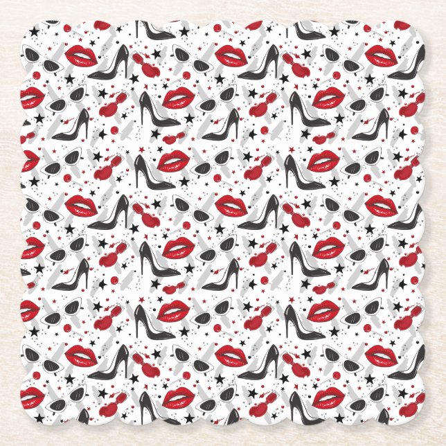 Dessous-de-verre En Papier Uptown Girl (Devant)