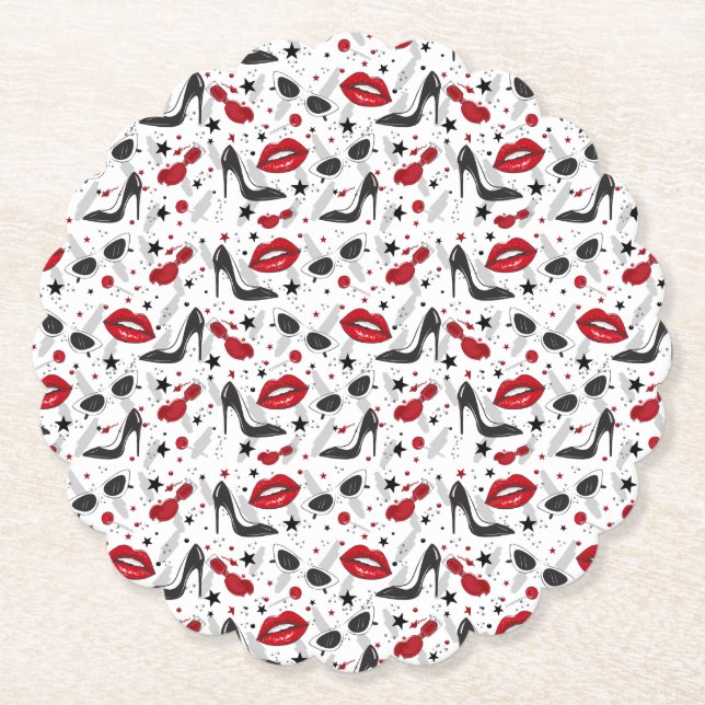 Dessous-de-verre En Papier Uptown Girl (Devant)