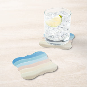 Dessous-de-verre En Papier Vagues salées côtières