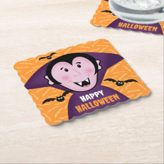 Dessous-de-verre En Papier Vampire Dracula Bats Enfants Joli Halloween