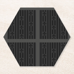 Dessous-de-verre En Papier Velvet noir