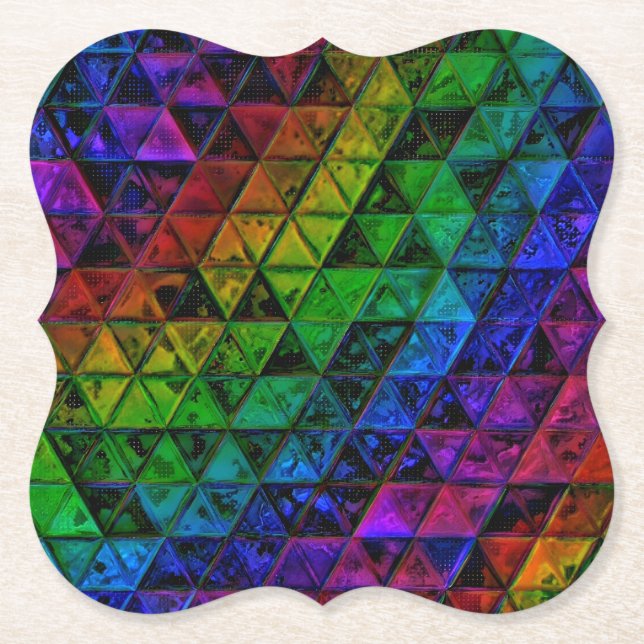 Dessous-de-verre En Papier Verre de fierté (Devant)
