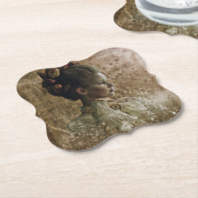 Dessous-de-verre En Papier Victorian Ghost Lady in Waiting (Incliné)