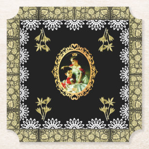 Dessous-de-verre En Papier vintage de collage