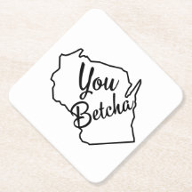 Vous Dessous de verre Betcha Wisconsin