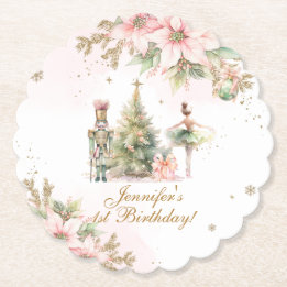 Dessous-de-verre En Papier Whimsical Winter Onederland the Nutcracker