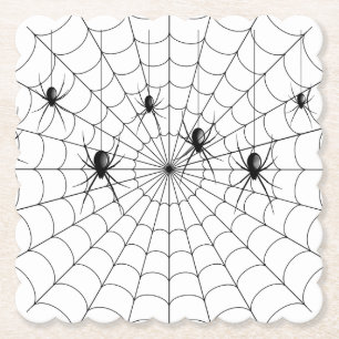 Dessous-de-verre En Papier Whispers in the Web