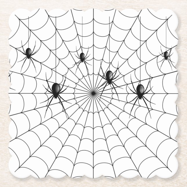 Dessous-de-verre En Papier Whispers in the Web (Devant)