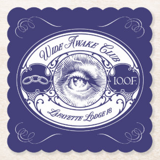 Dessous-de-verre En Papier Wide Awake Club Coaster