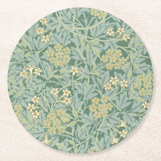 Dessous-de-verre en papier: WILLIAM MORRIS : JASMI (Devant)