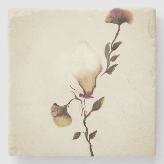 Dessous-de-verre en pierre. (Devant)