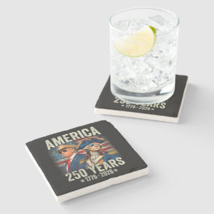 Dessous-de-verre En Pierre 250e anniversaire de l'indépendance des États-Unis