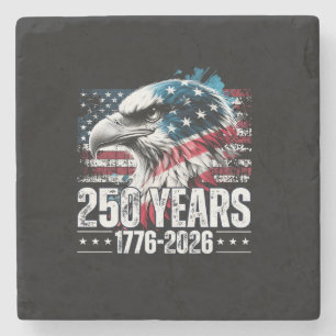Dessous-de-verre En Pierre 250e anniversaire États-Unis Anniversaire Manche L