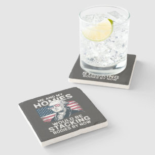 Dessous-de-verre En Pierre 4 juillet patriotique américain