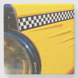 Dessous-de-verre En Pierre à damiers passé