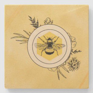 Dessous-de-verre En Pierre Abeille