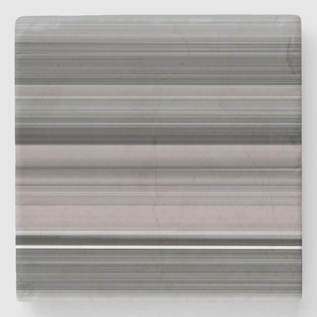 Dessous-de-verre En Pierre Abstract #1: Grey (Devant)